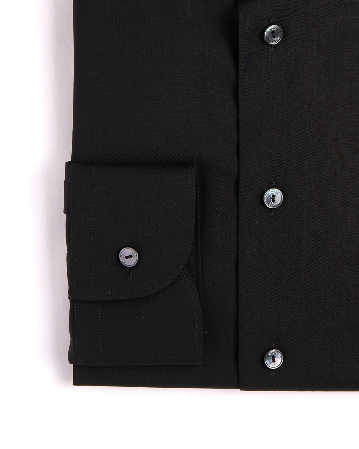 Solid Merino Wide Spread Slim Fit Shirt - Image 3