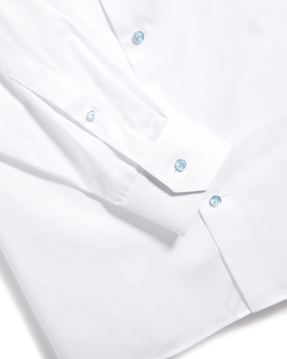 Solid Signature Twill Contemporary Shirt With Floral Trim - Image 2