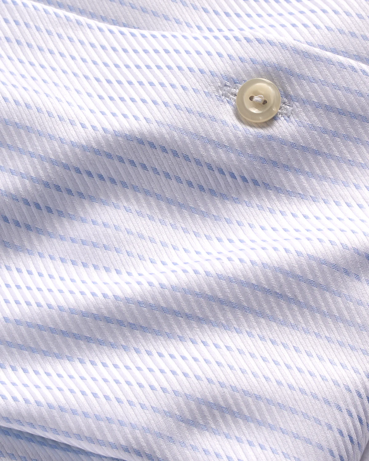 Striped King Twill Shirt Cut Away Collar Contemporary Fit - Image 4
