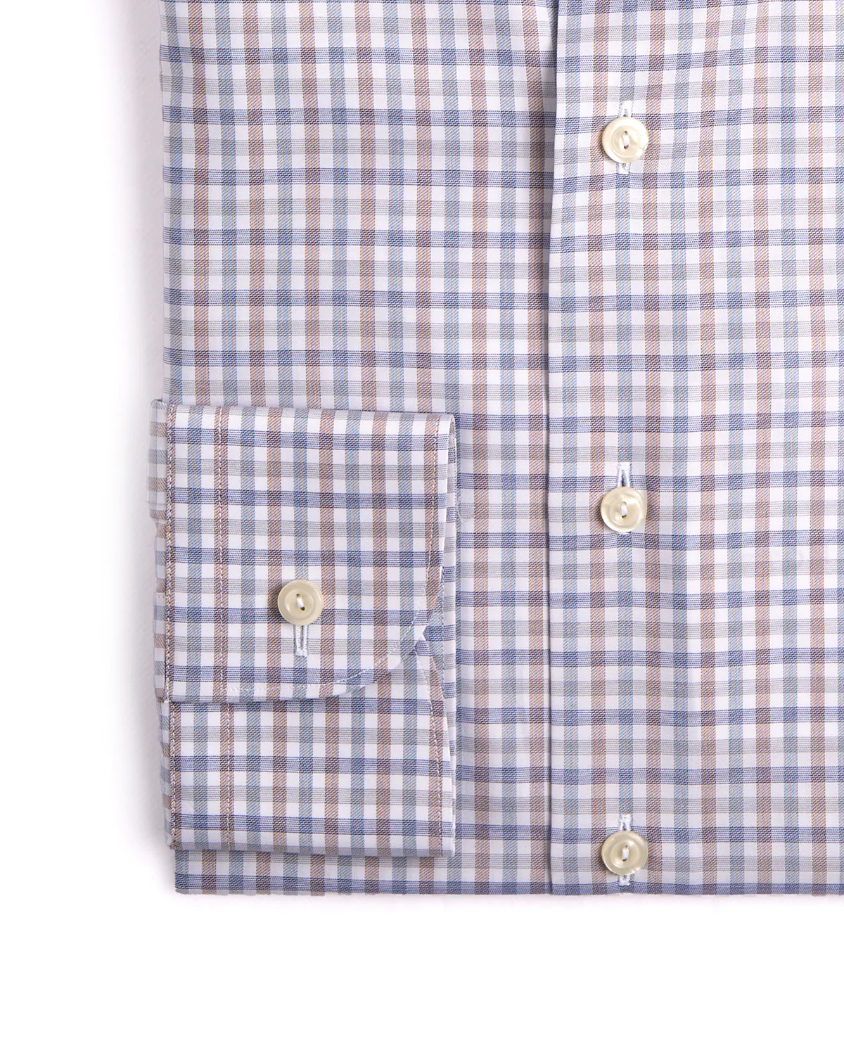 Three Colour Check Contemporary Shirt - Image 3