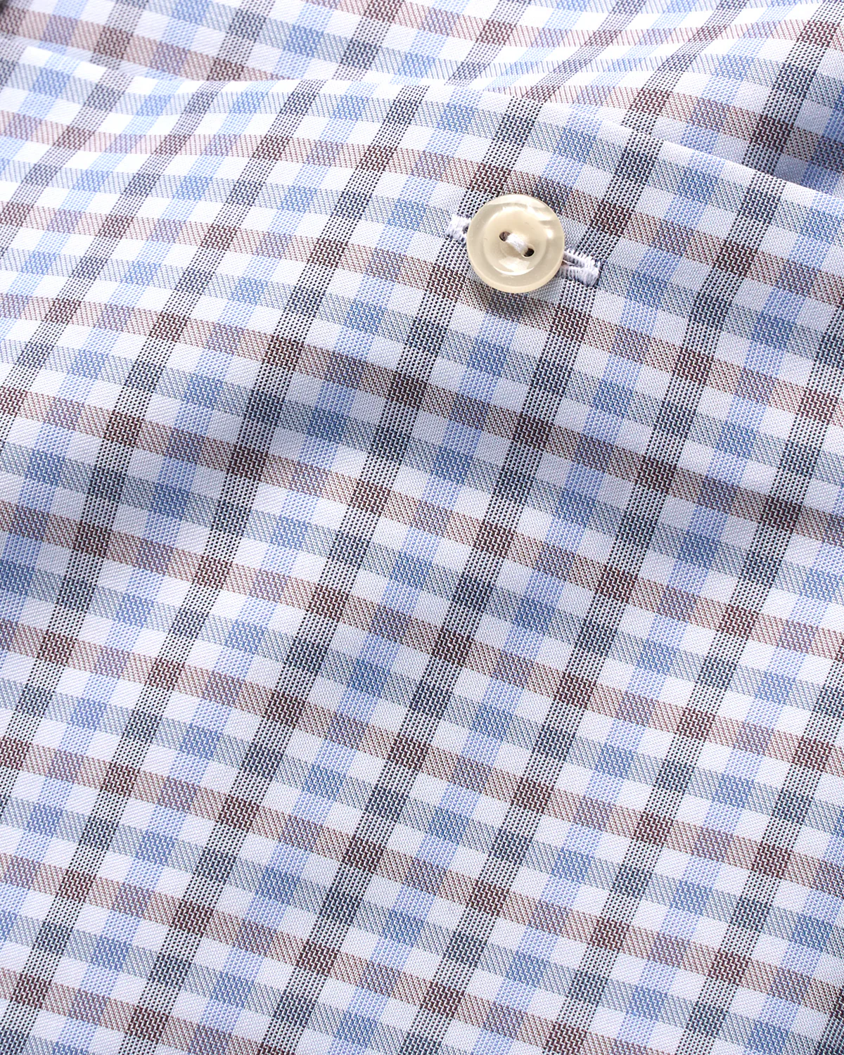 Three Colour Check Slim Shirt - Image 4