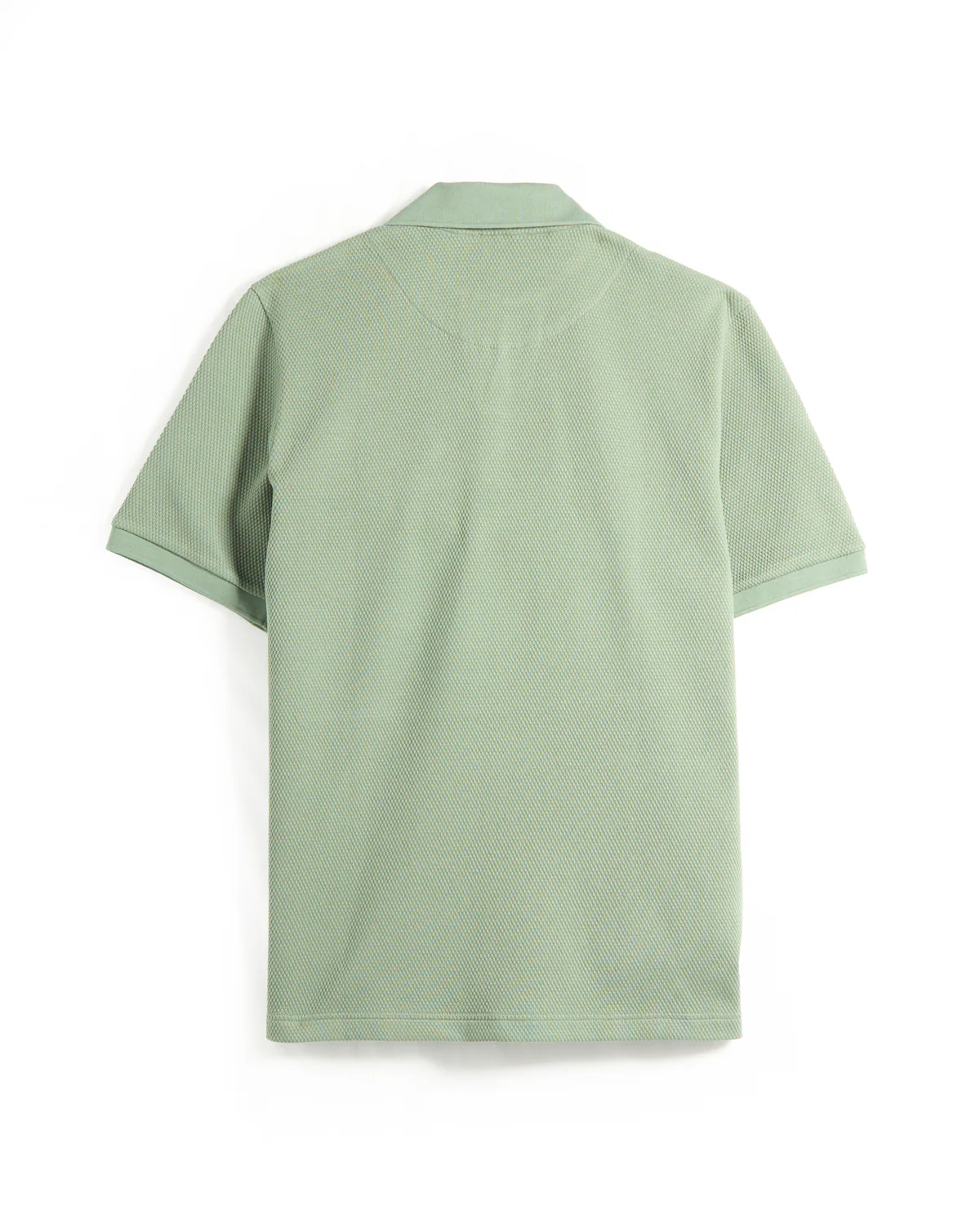 Waffle Weave Johnny Collar Polo - Image 3