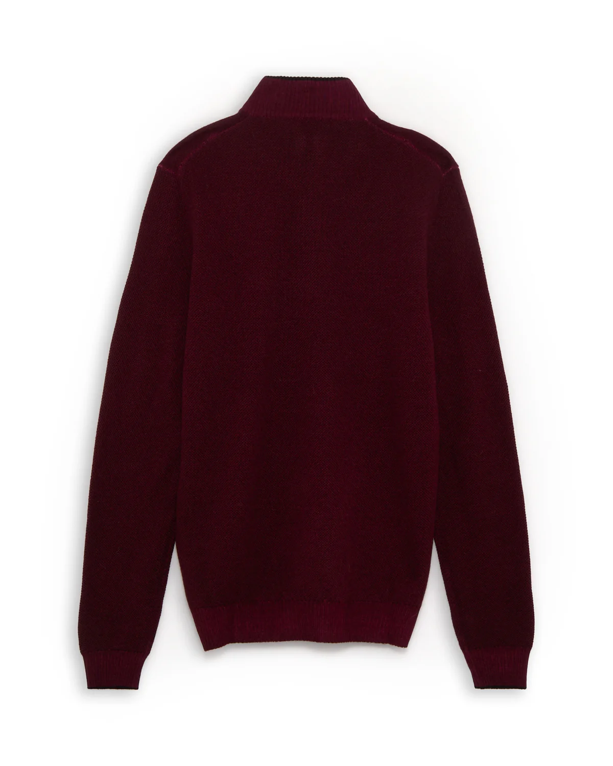 100% Merino Wool Quarter Zip Sweater - Image 3