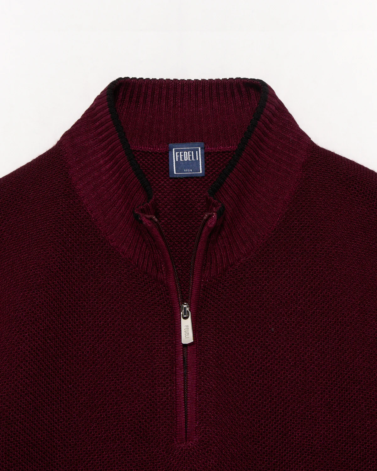 100% Merino Wool Quarter Zip Sweater - Image 4