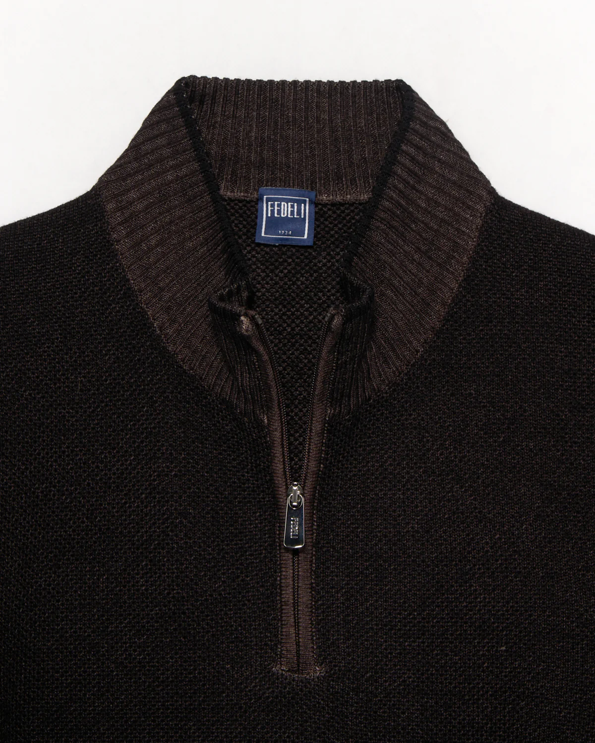 100% Merino Wool Quarter Zip Sweater - Image 4