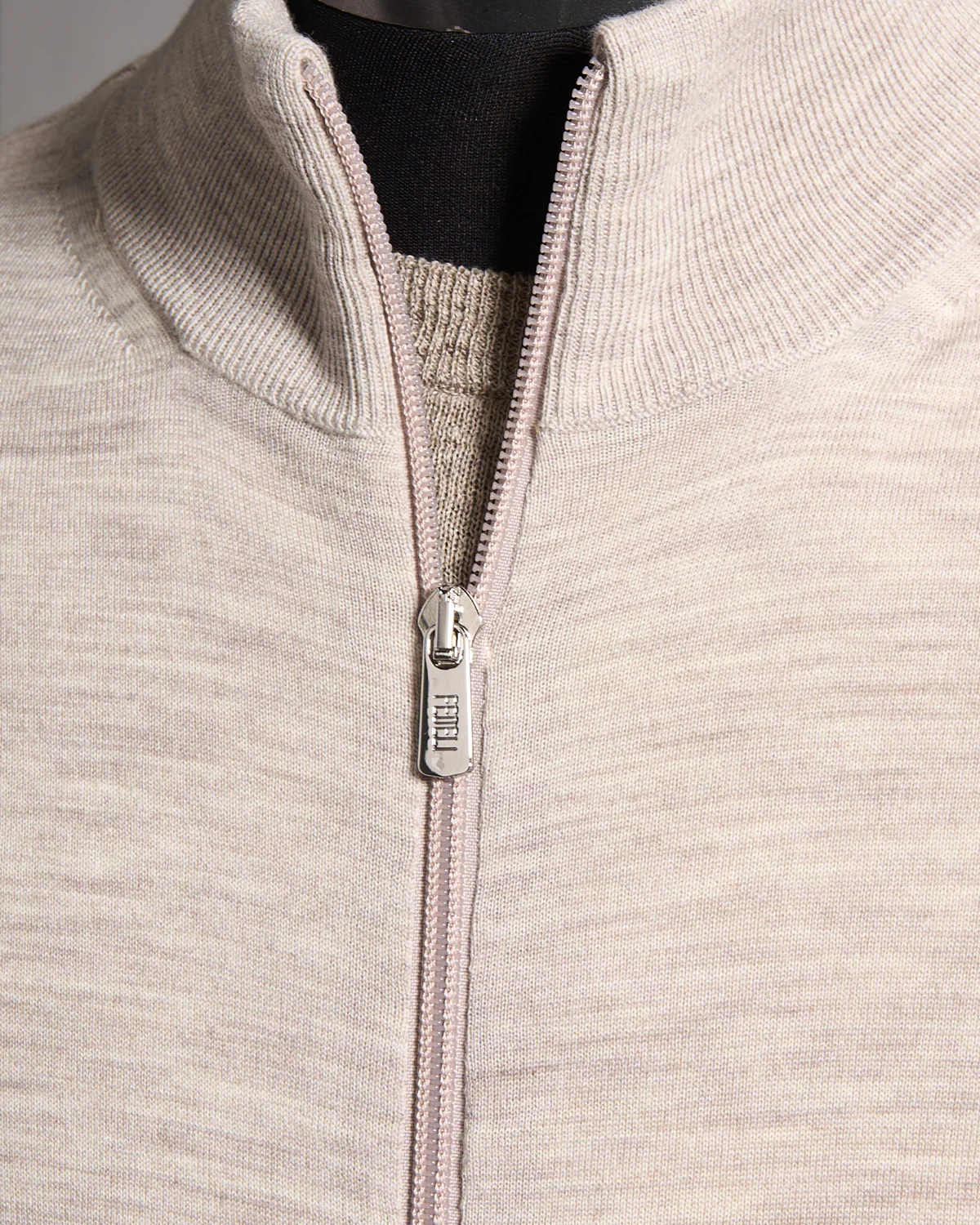 Paros Ultralight Lined Wool Bomber Sweater - Image 5