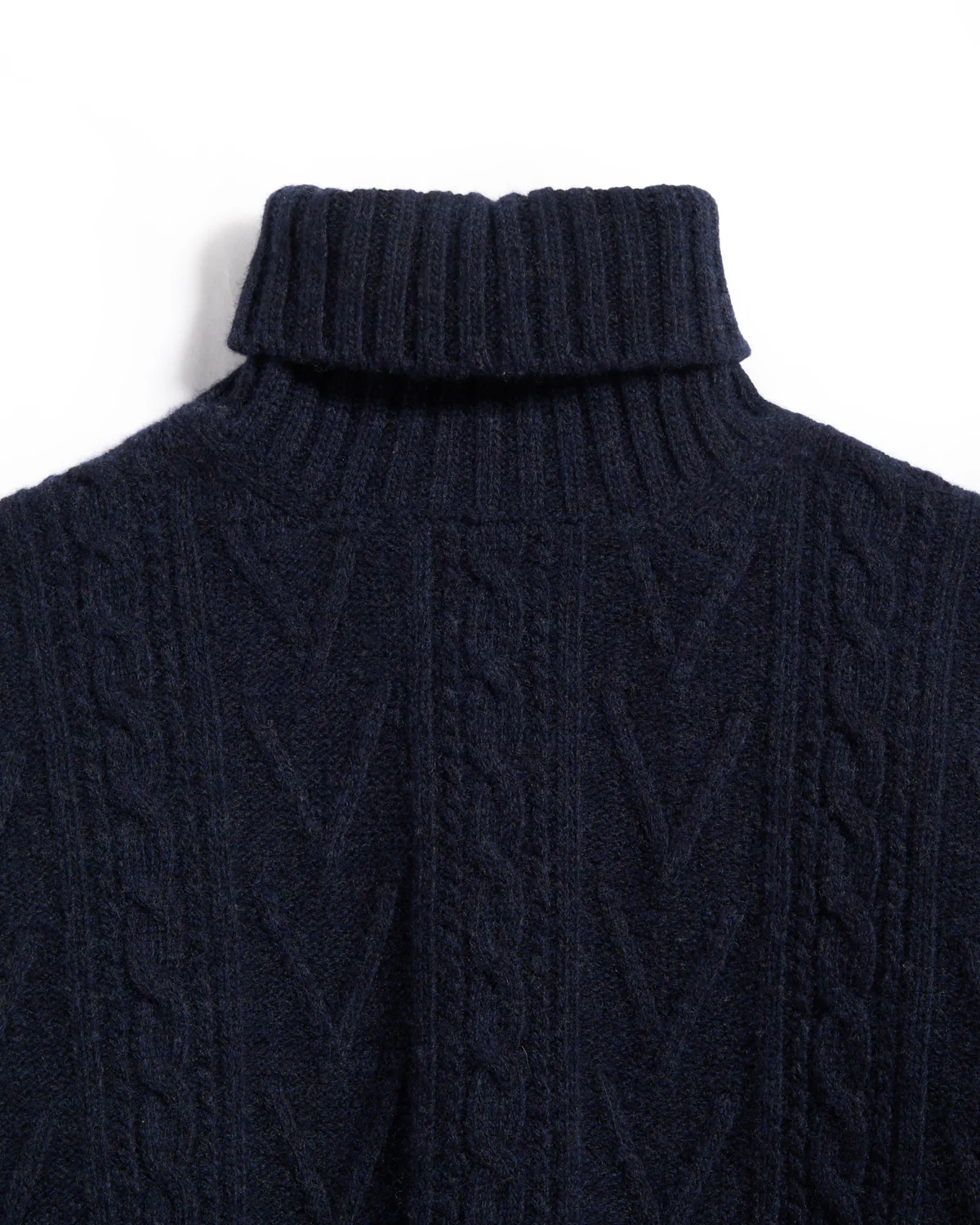 Plush Wool Cableknit Turtleneck - Image 3