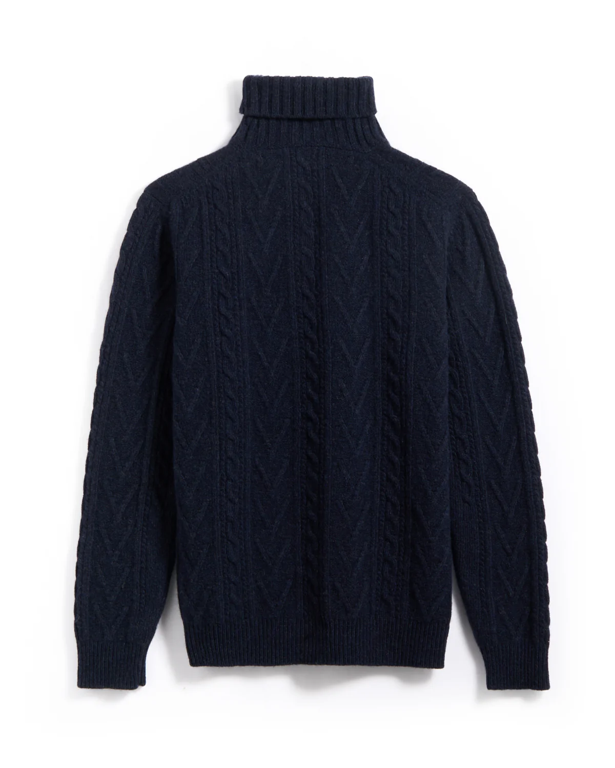 Plush Wool Cableknit Turtleneck - Image 4