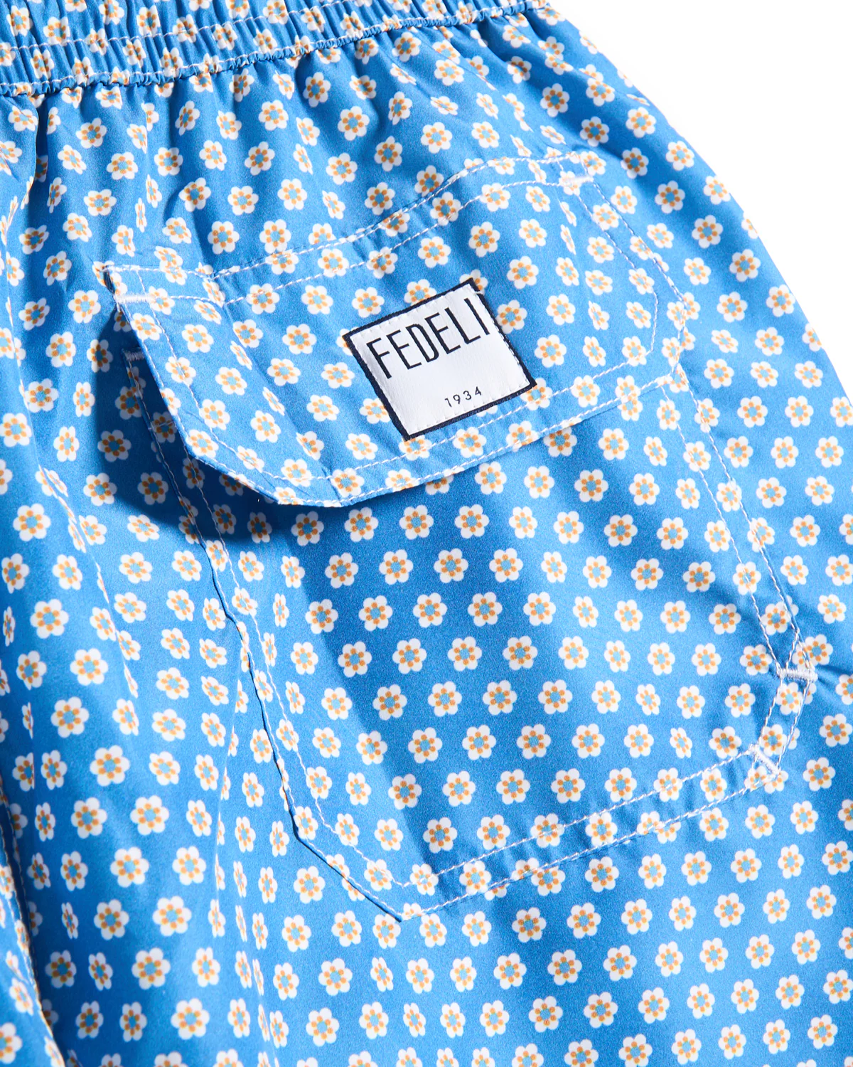 Positano Airstop Floral Geometric Swim Trunk - Image 5