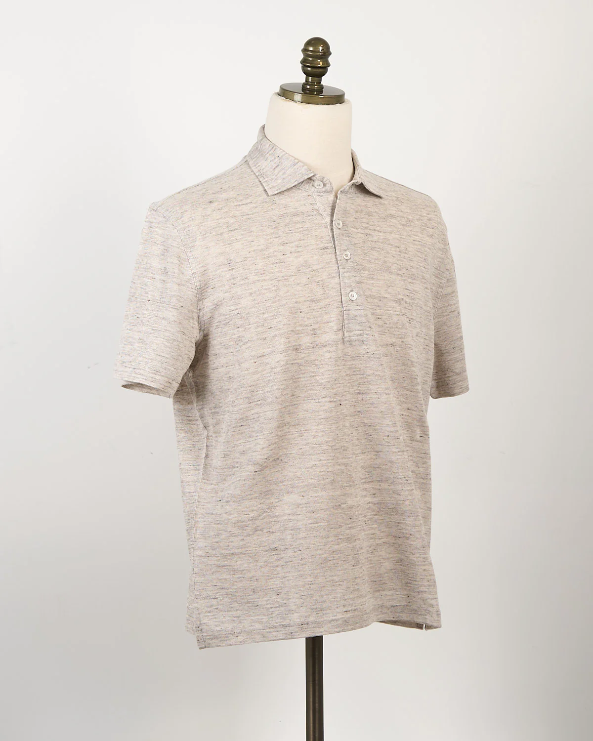 Quattro Piquet Lino Melange Polo