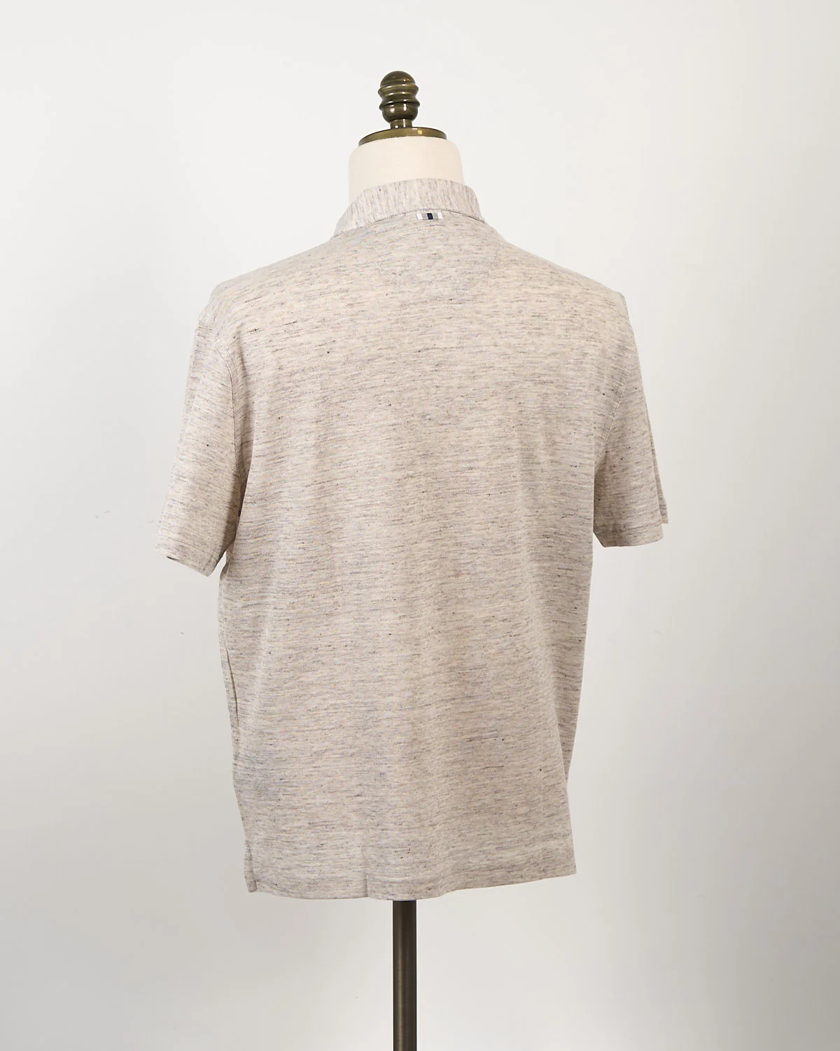 Quattro Piquet Lino Melange Polo - Image 3