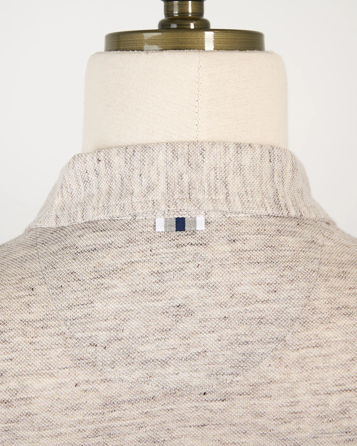 Quattro Piquet Lino Melange Polo - Image 5
