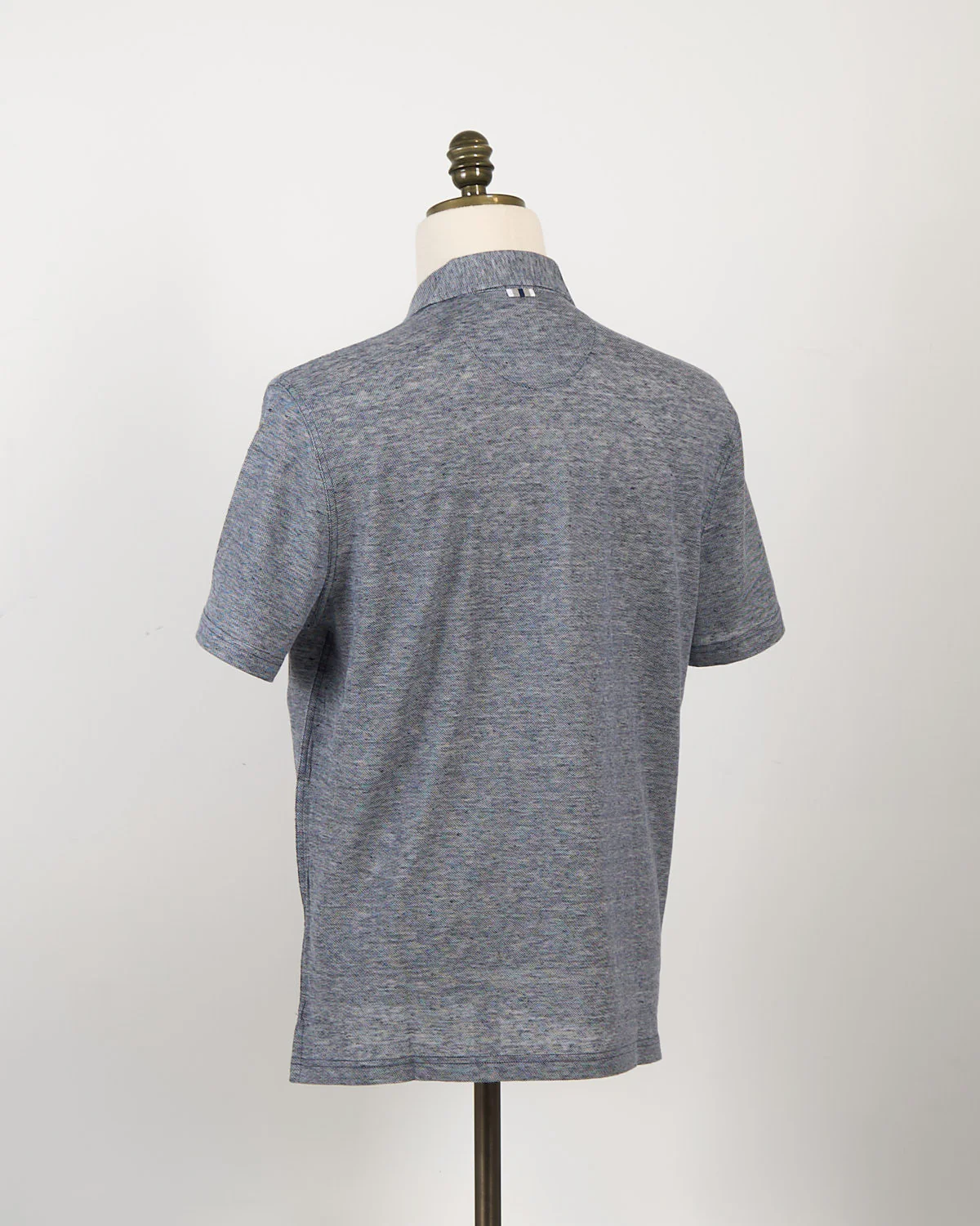 Quattro Piquet Lino Melange Polo - Image 3