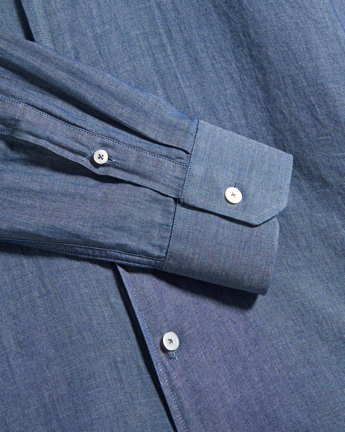 Sean Ultralight Denim Chambray Shirt - Image 4