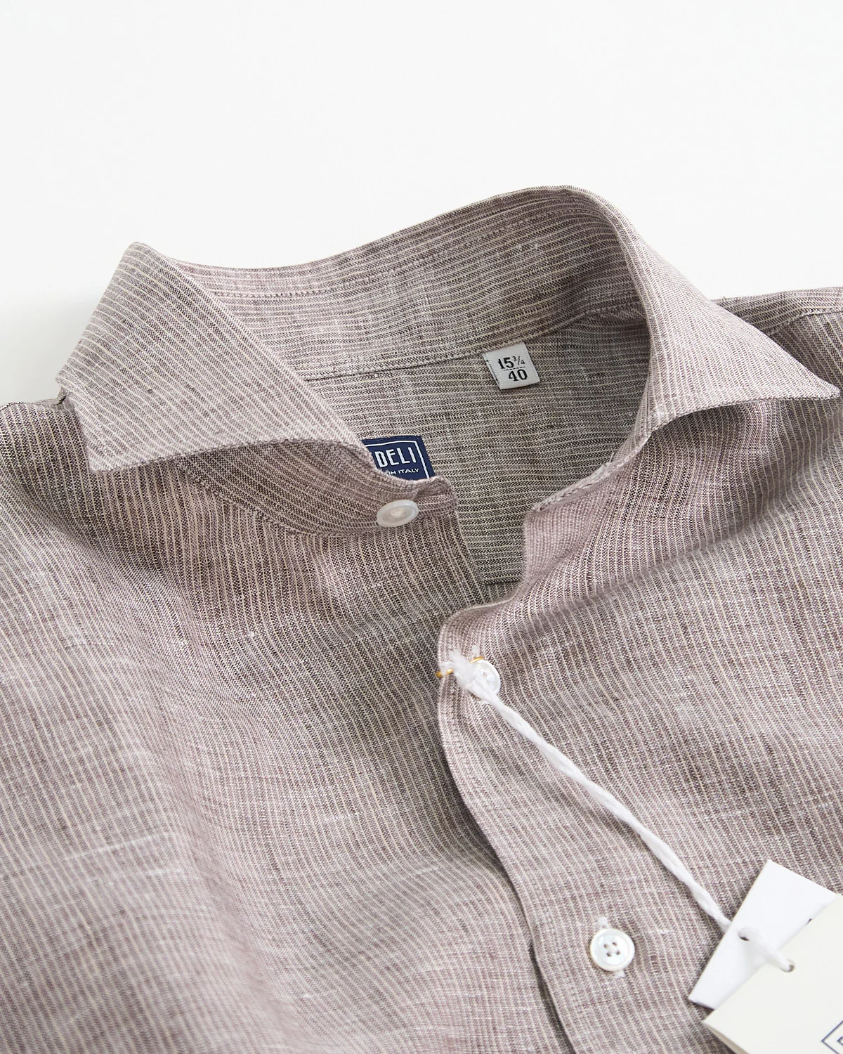 Solid Linen Shirt - Image 4