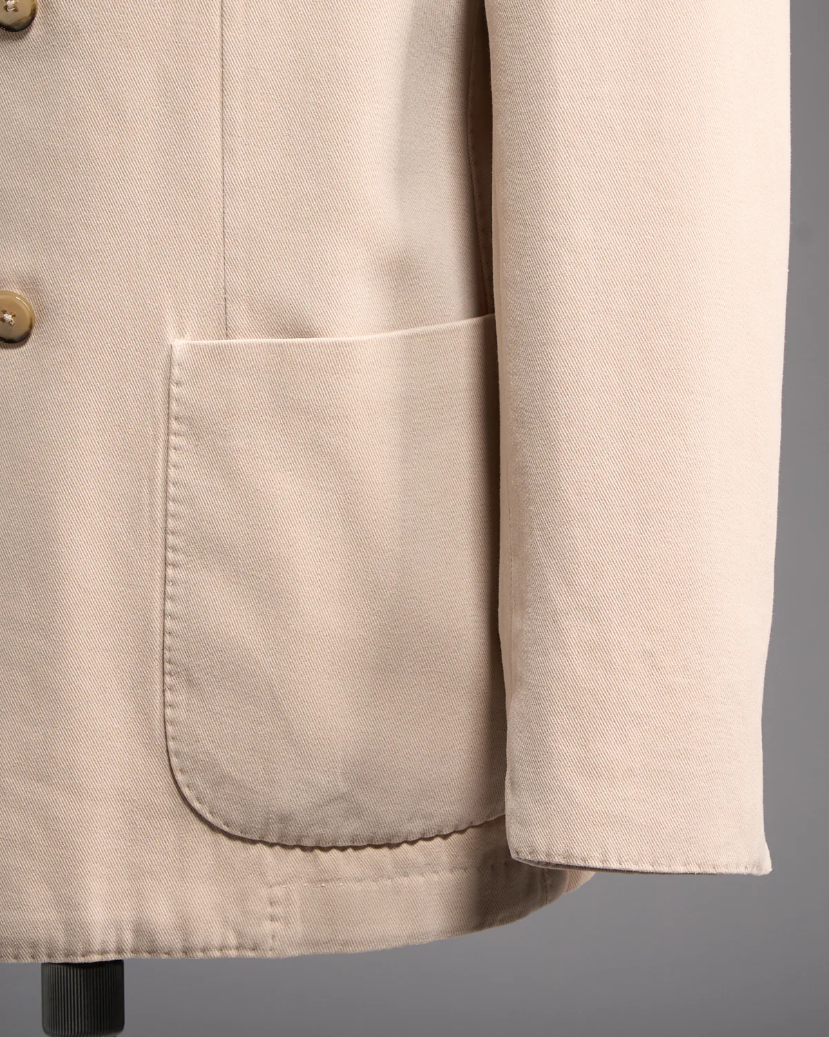 Super Soft Drill Cotton Double Breasted Blazer - Image 4