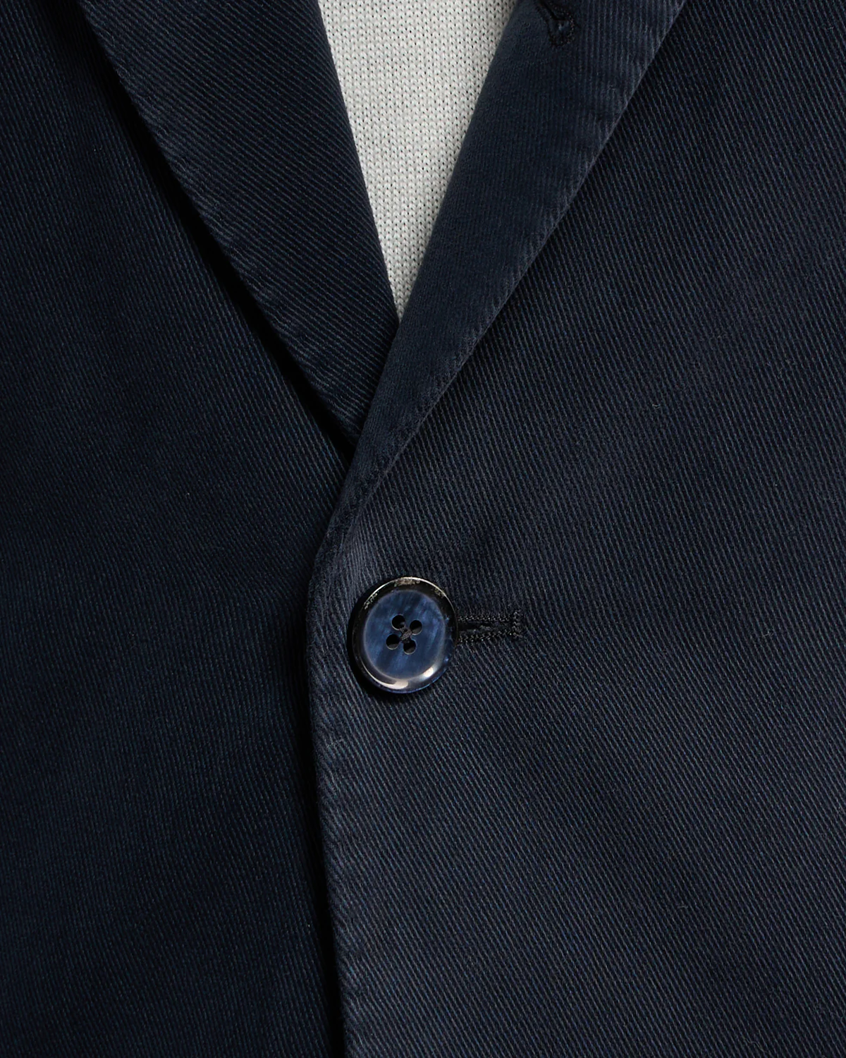Super Soft Washed Drill Cotton Navy Blazer - Image 6