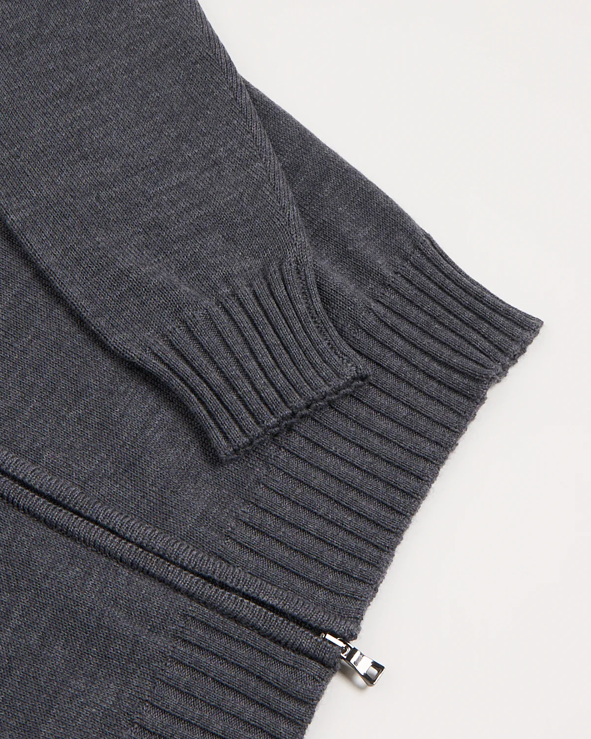 100% Merino Wool 7 Gauge Full Zip Cardigan - Image 3
