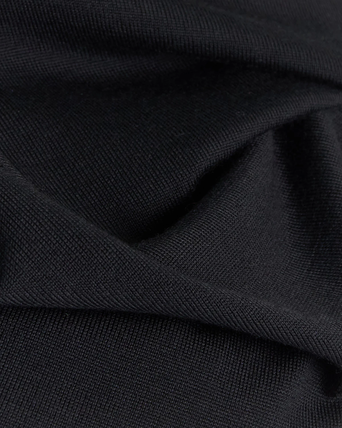 Black 12 Gauge Quarter Zip Wool Sweater - Image 8