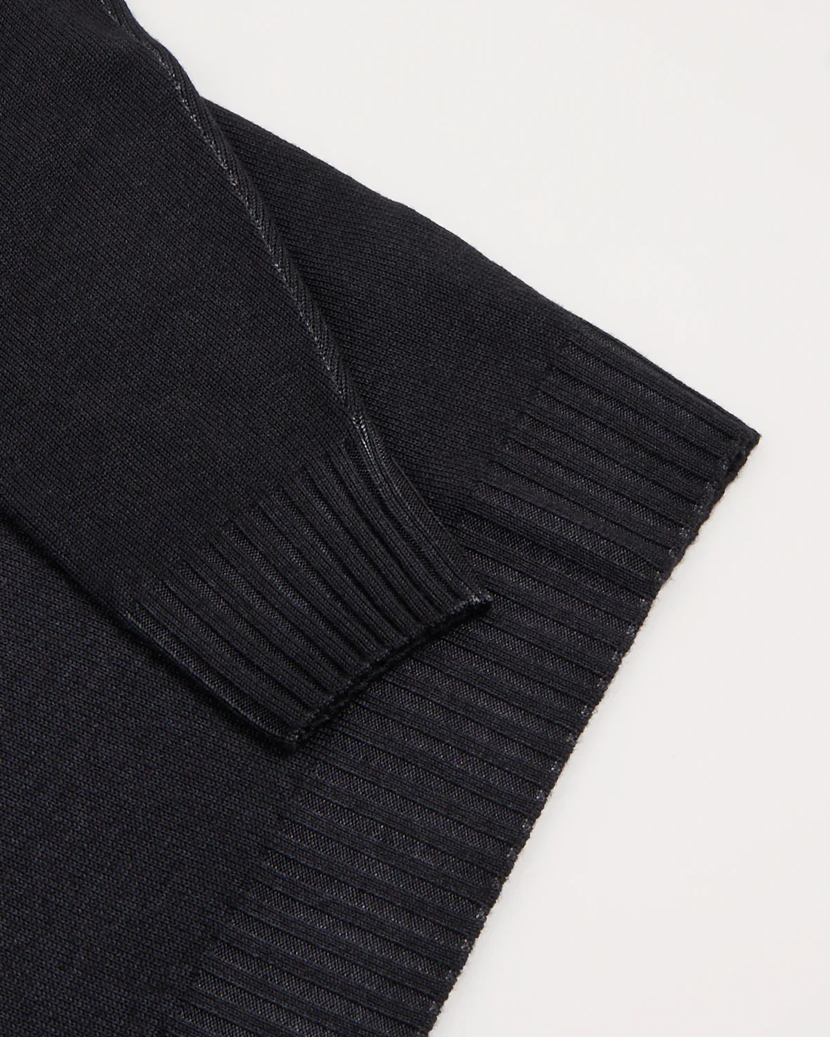 Charcoal 7 Gauge Frosted Garment Dyed Wool Crewneck - Image 4