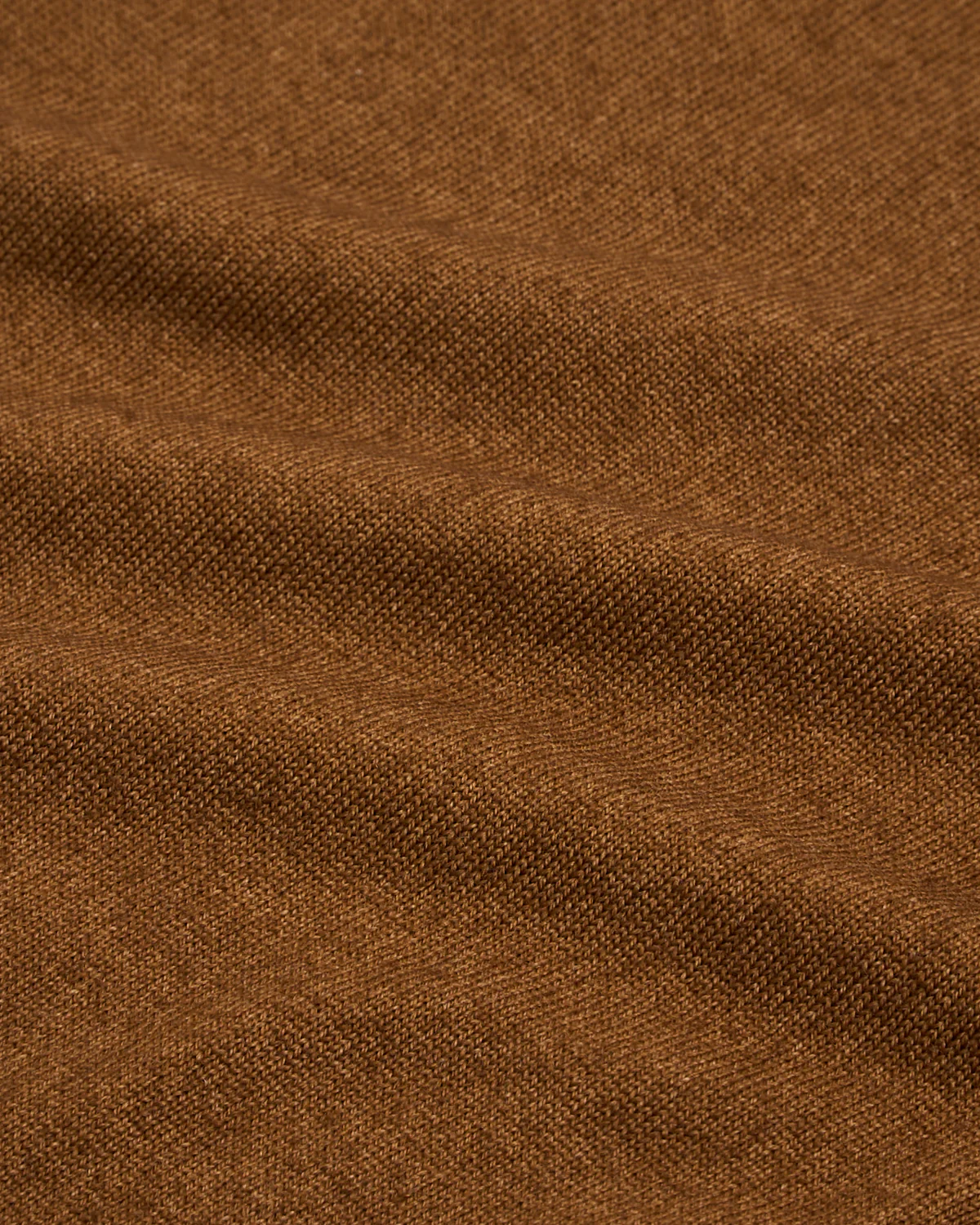 Cognac 12 Gauge Quarter Zip Frosted Garment Dyed Wool Sweater - Image 6