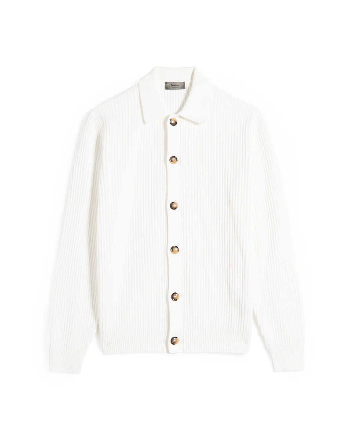 Cotton Cableknit Full Button Cardigan