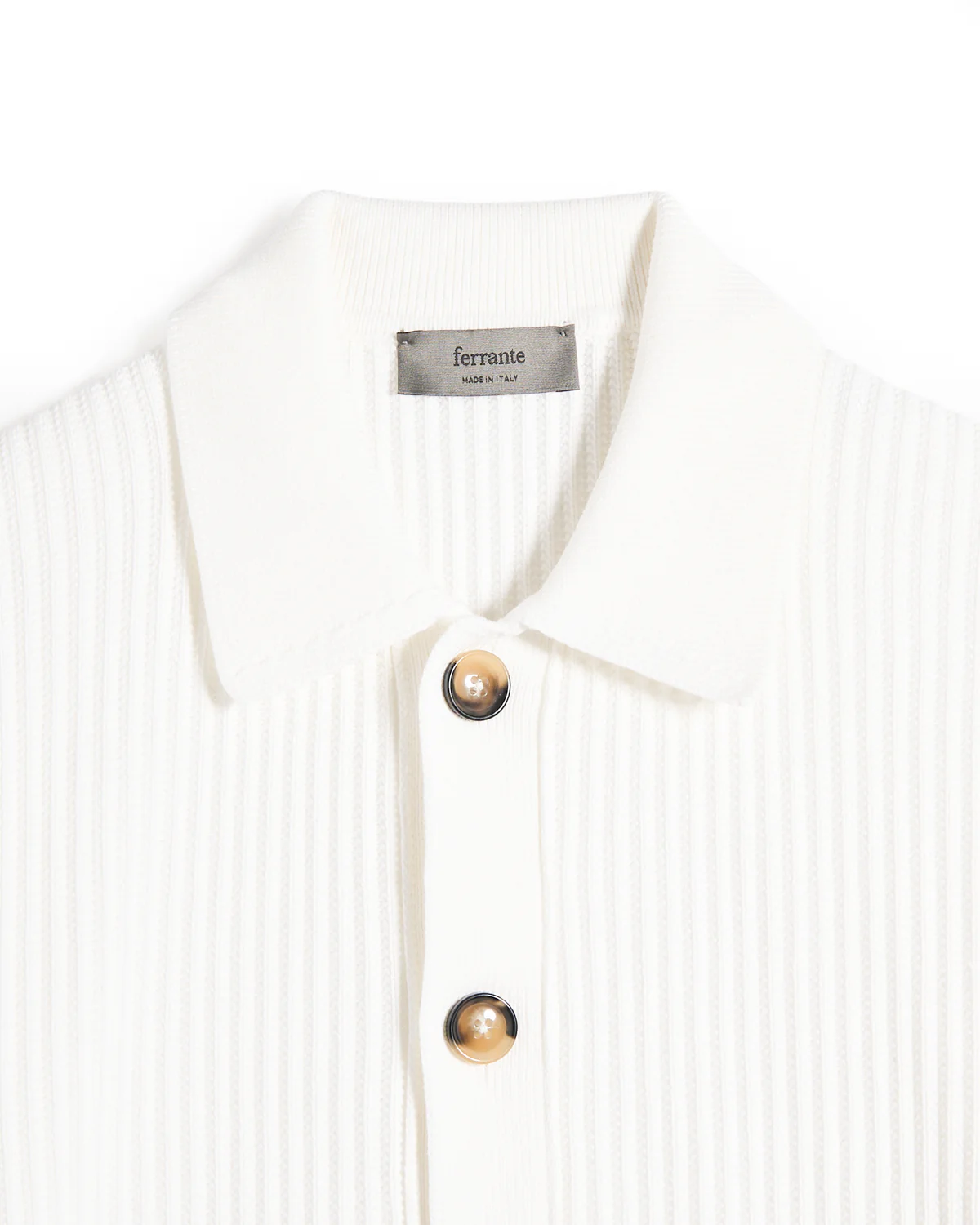 Cotton Cableknit Full Button Cardigan - Image 2