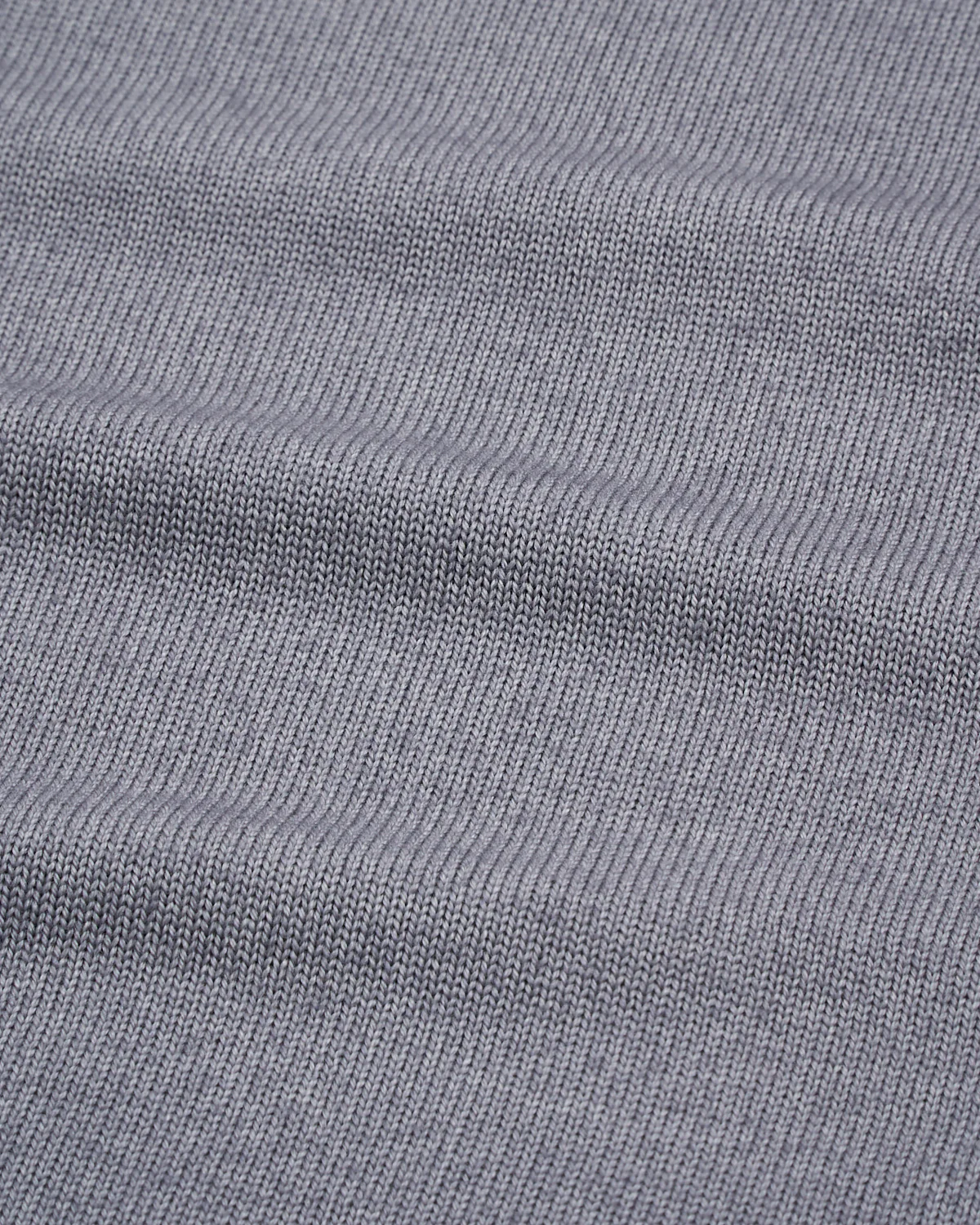 Grey 7 Gauge Frosted Garment Dyed Wool Crewneck - Image 5