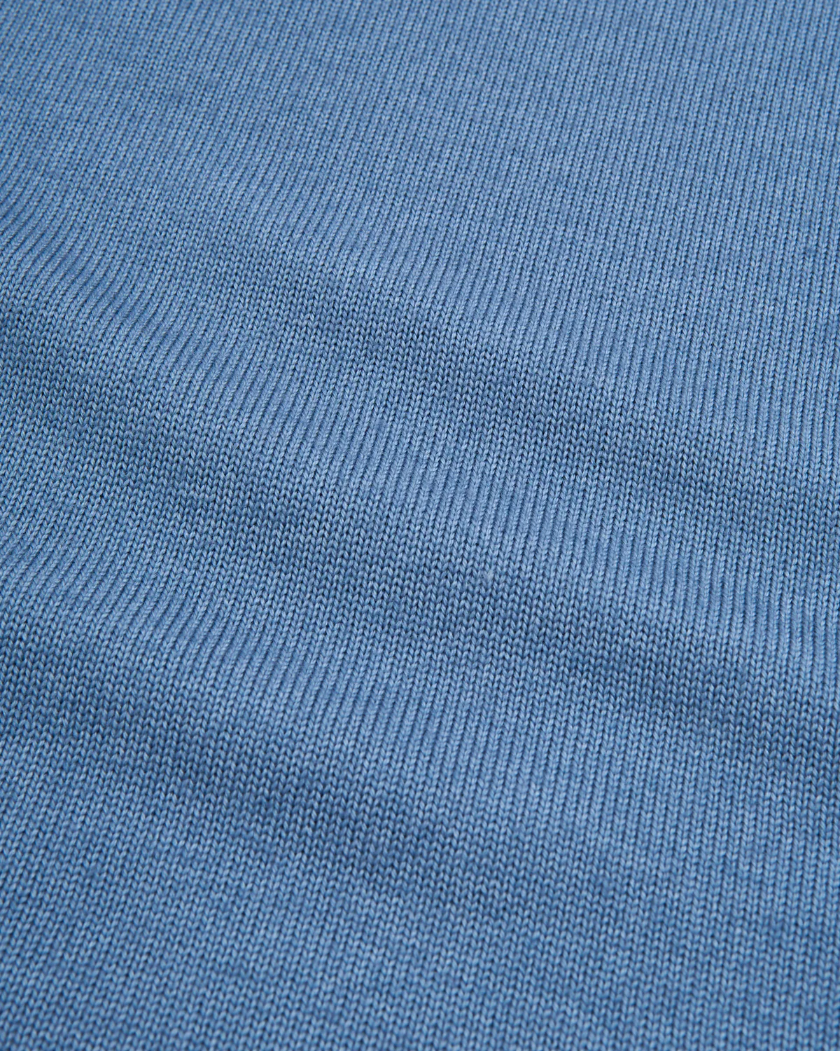Light Blue 7 Gauge Frosted Garment Dyed Wool Crewneck - Image 5