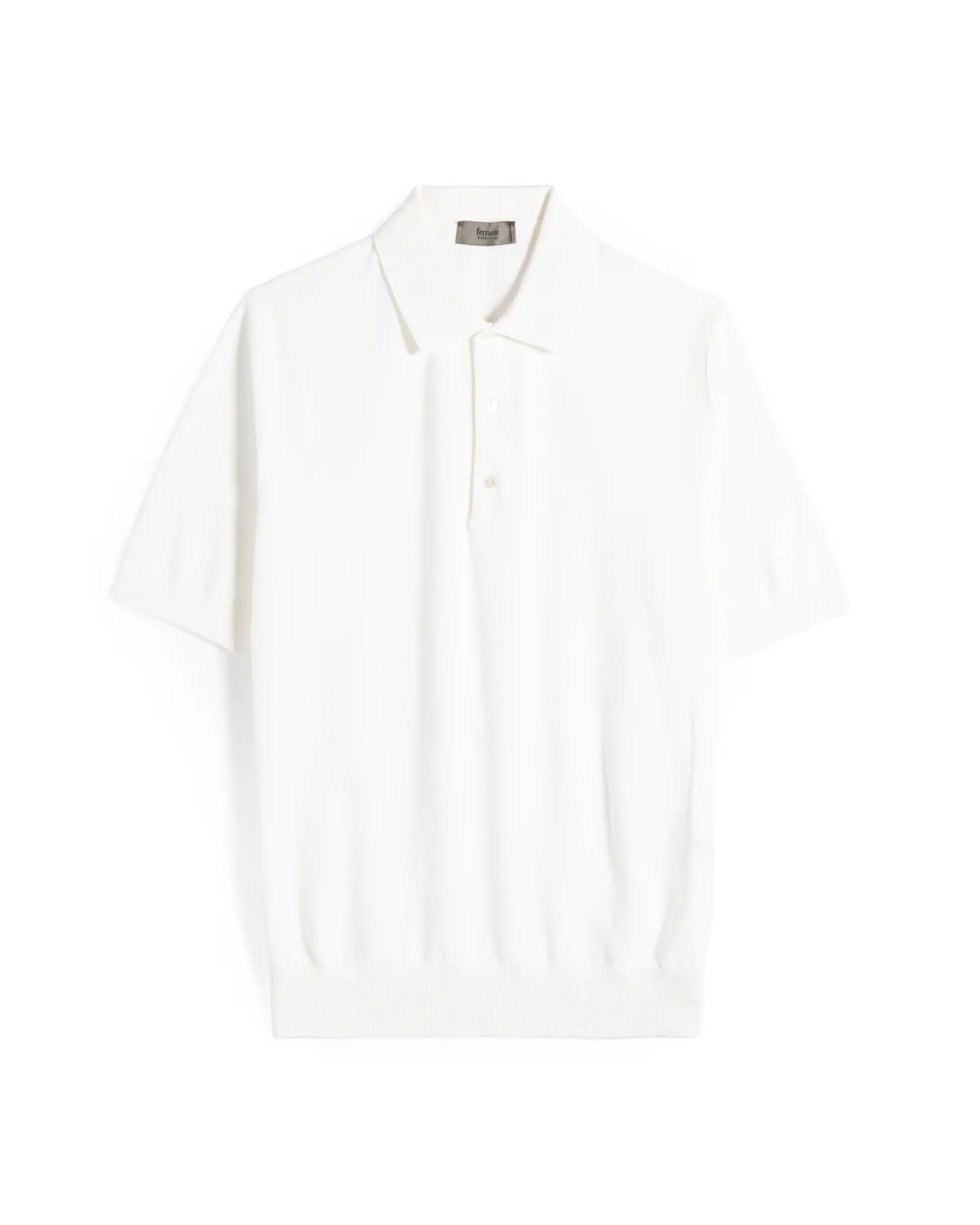 Rice Stitch Cotton Polo