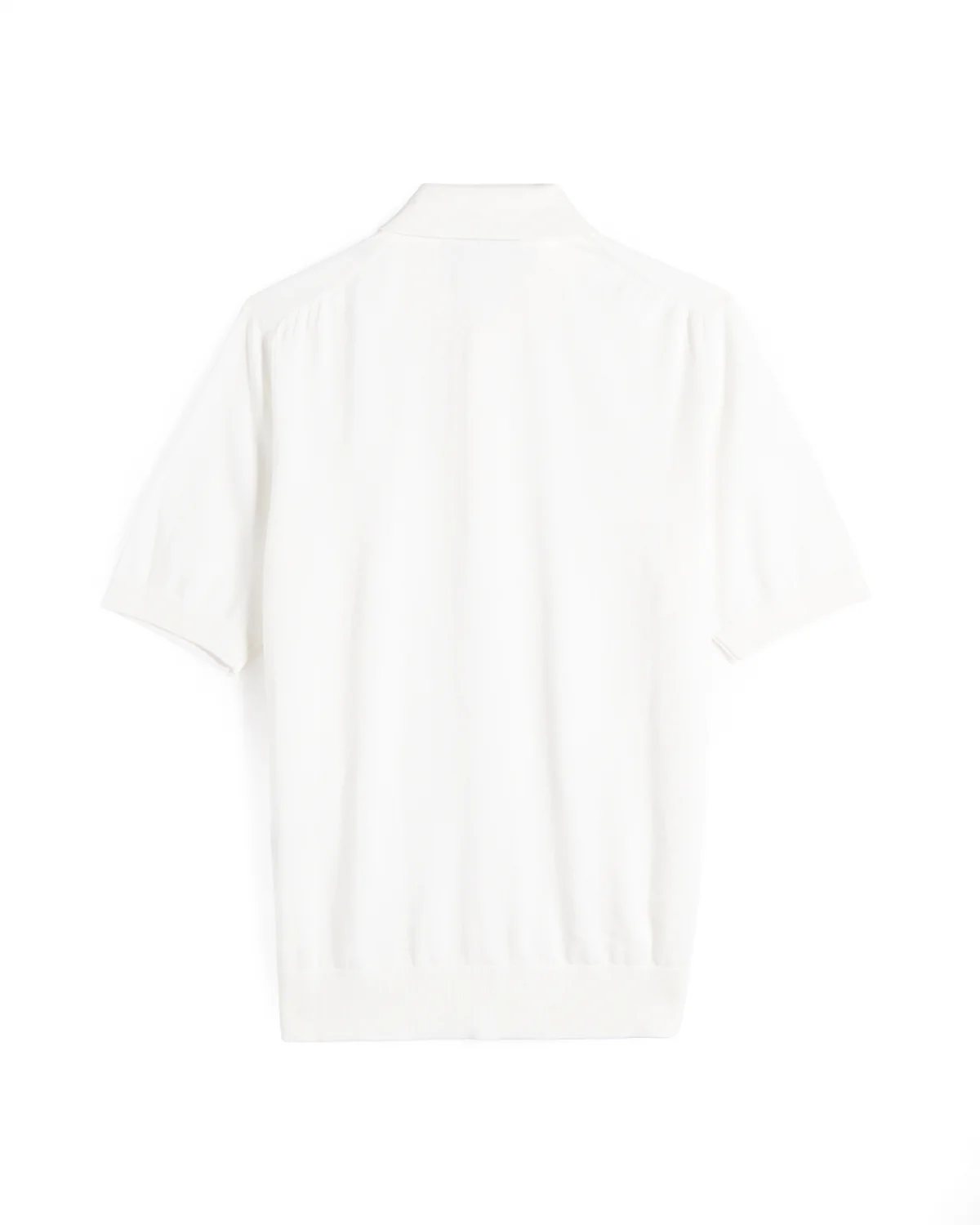 Rice Stitch Cotton Polo - Image 3