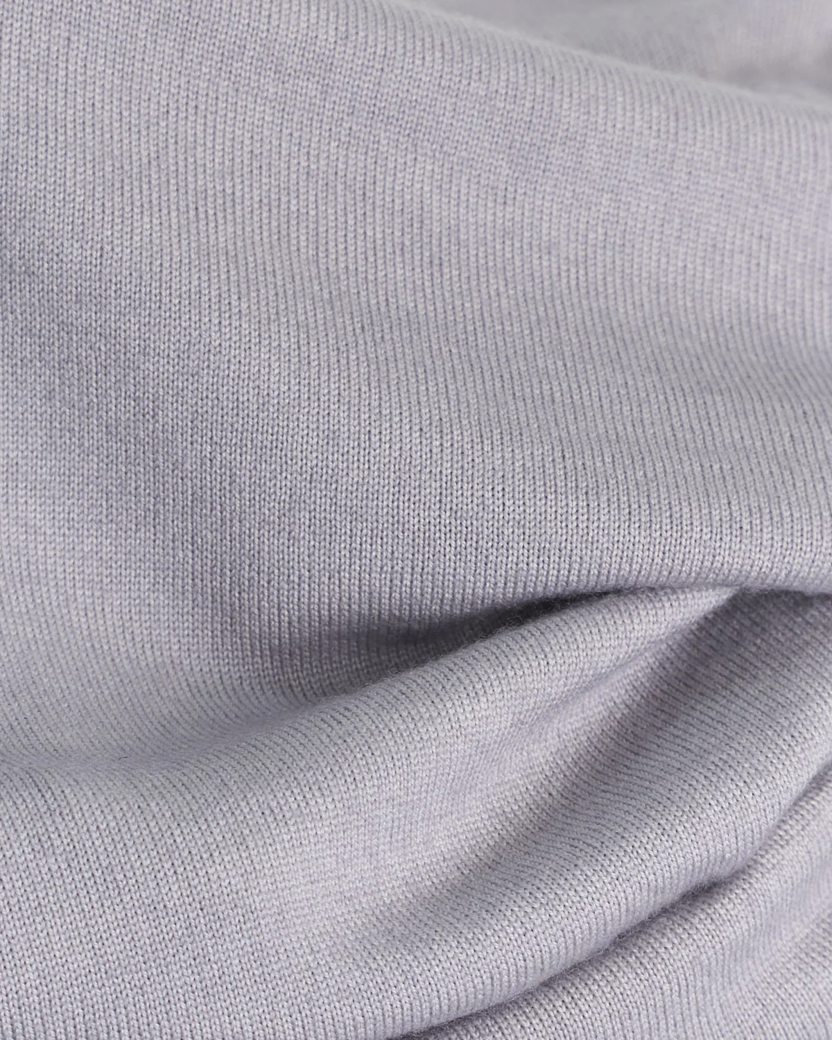 Silver 12 Gauge Quarter Zip Frosted Garment Dyed Wool Sweater - Image 6