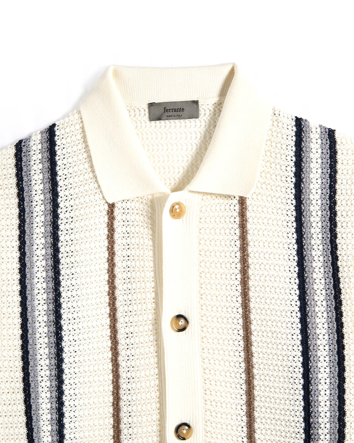 'Summer In Muskoka' Striped Knit Shirt - Image 2