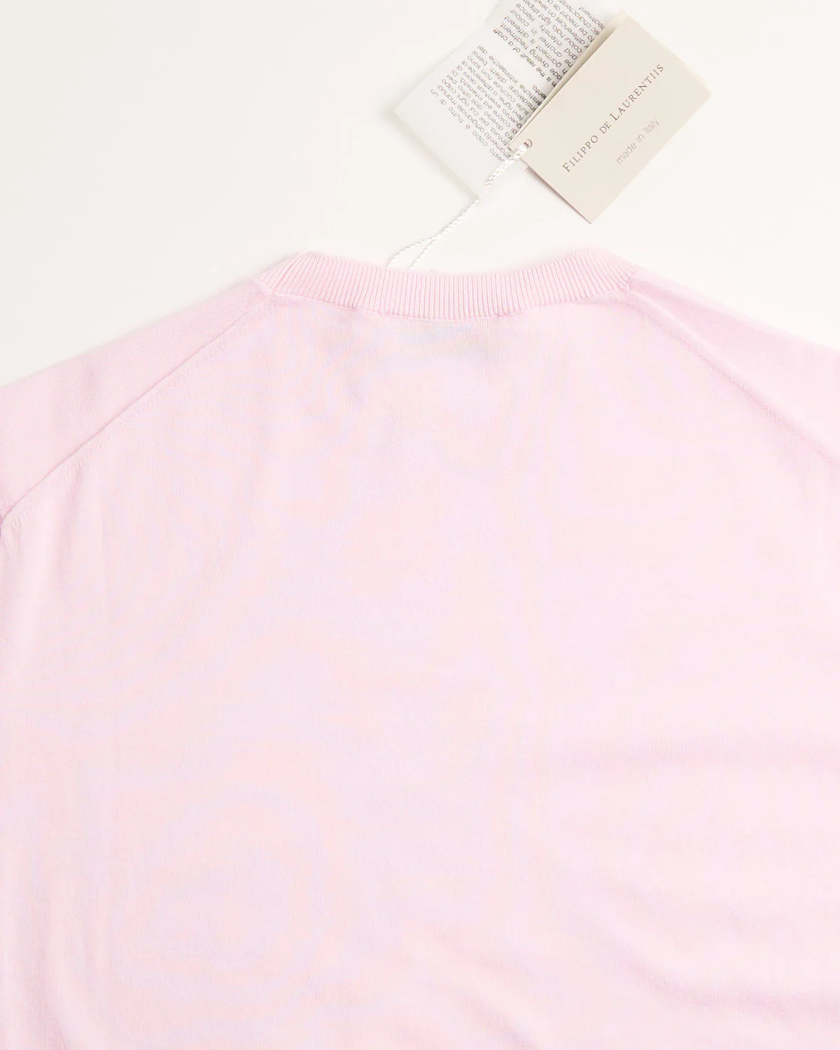 Cool Blush Vintage Wash Supima Crewneck T-Shirt - Image 2