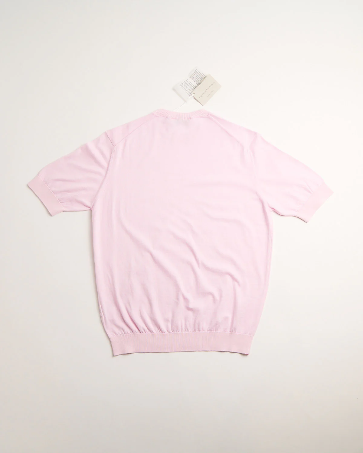 Cool Blush Vintage Wash Supima Crewneck T-Shirt - Image 6