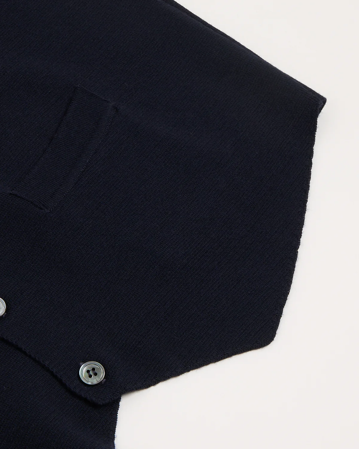 Dense Wool Jersey Sweater Vest - Image 4