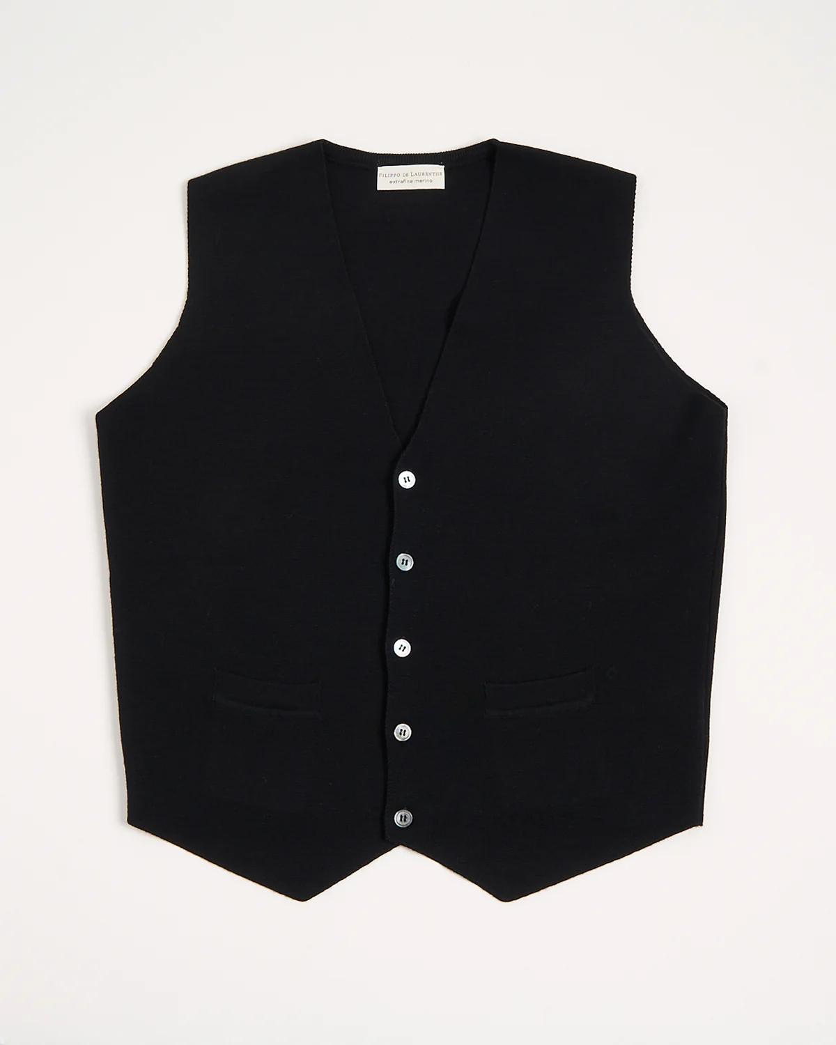 Dense Wool Jersey Sweater Vest
