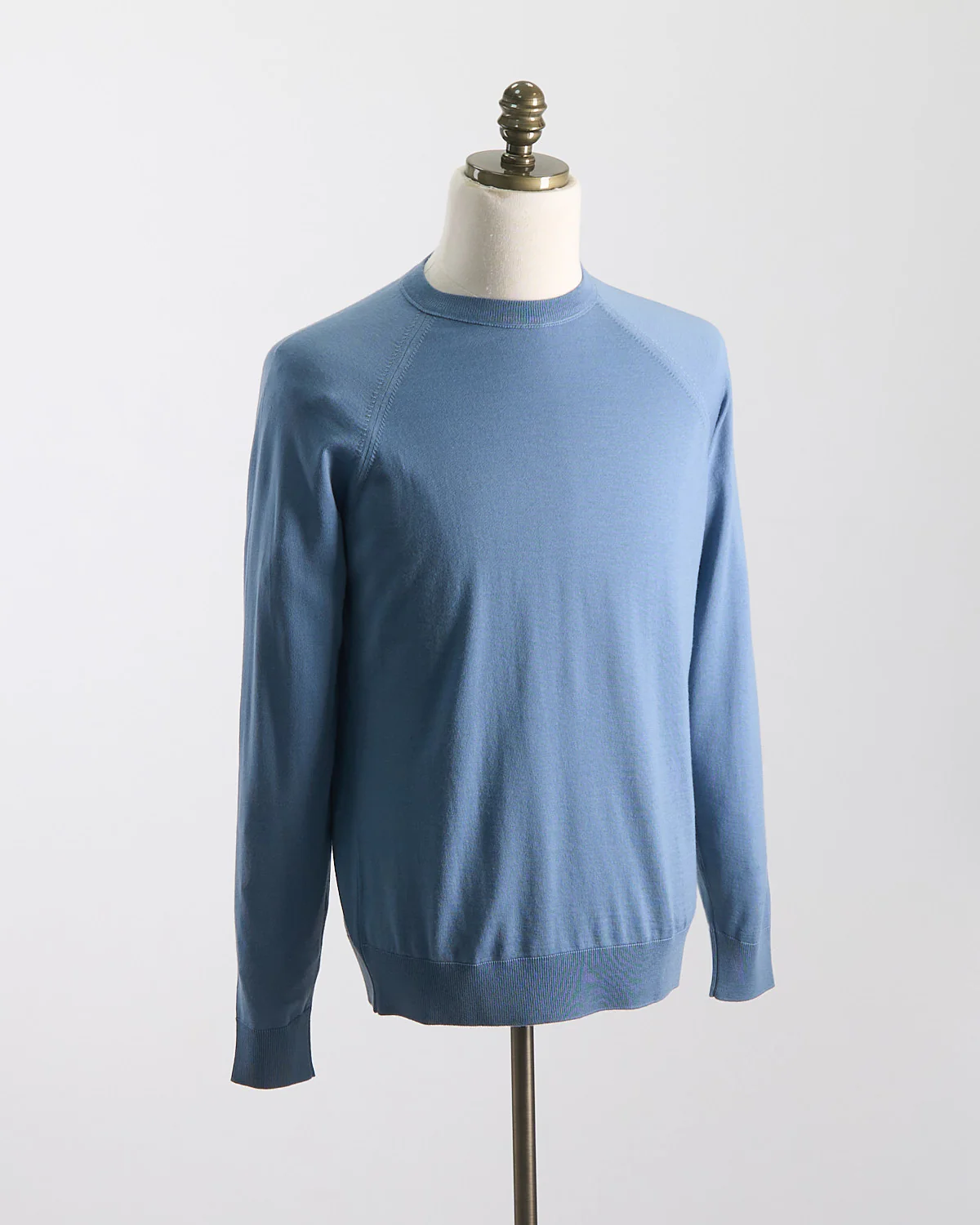 Elegant All-Season Fine Merino Crewneck