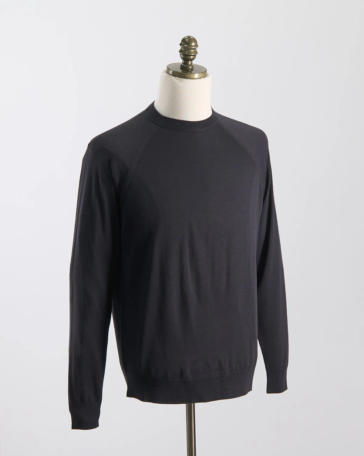Elegant All-Season Fine Merino Crewneck