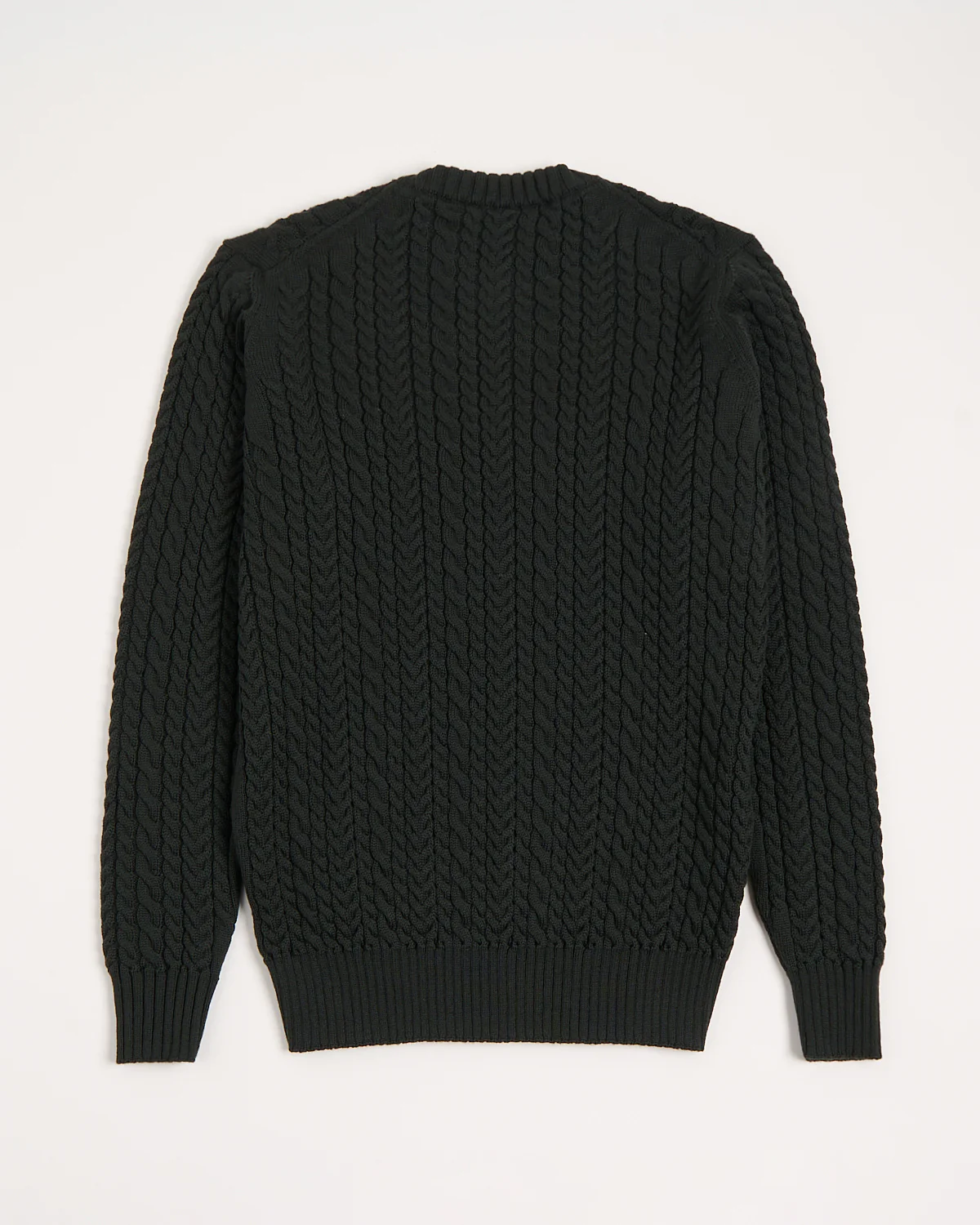 Extrafine Merino 3D Cableknit Crewneck Sweater - Image 3