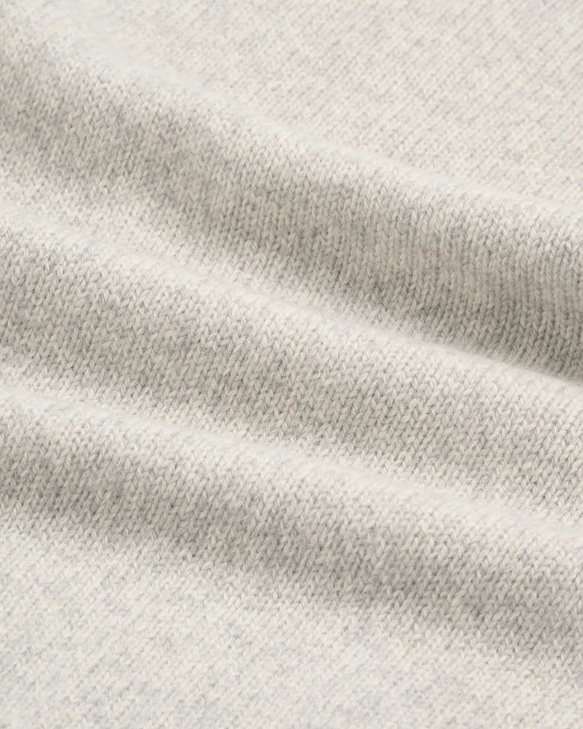 Heathered Wool Ribbed Quarter Zip Sweater - Image 6