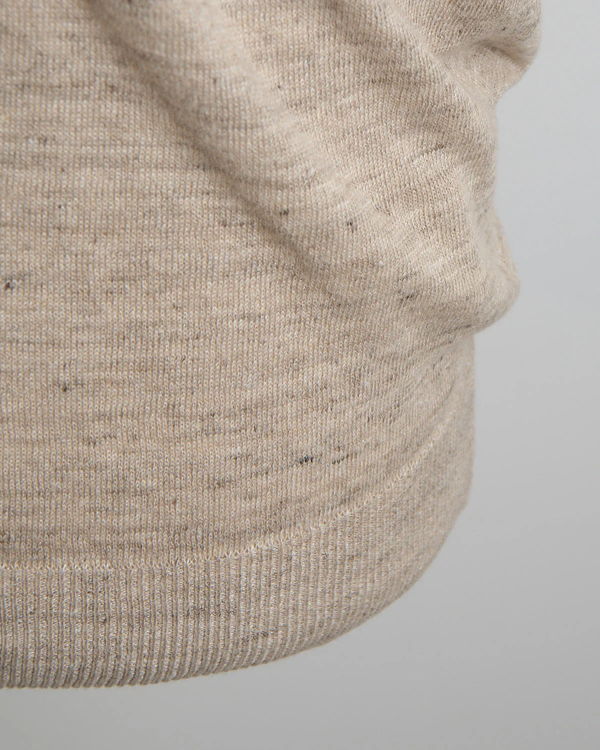 Liquid Linen & Cotton Standup Collar Polo Shirt - Image 6
