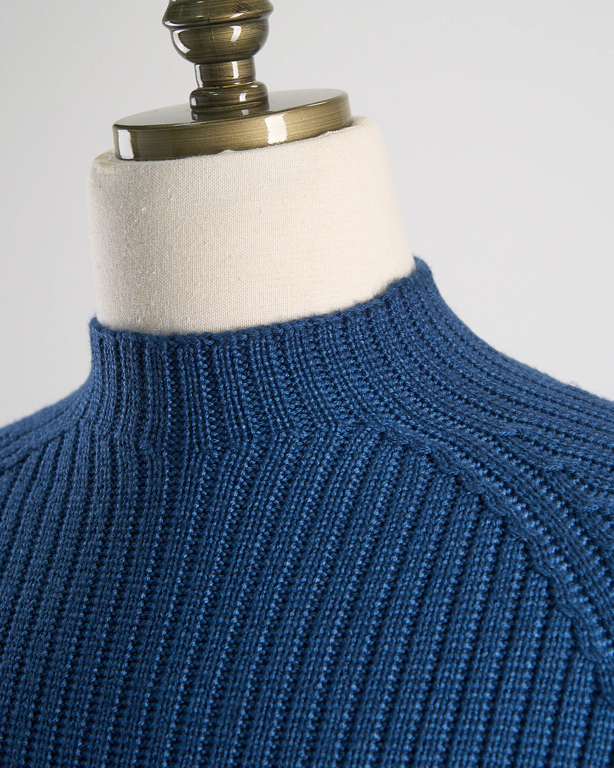 Ribbed Cable Mock Neck Sweater - Image 2