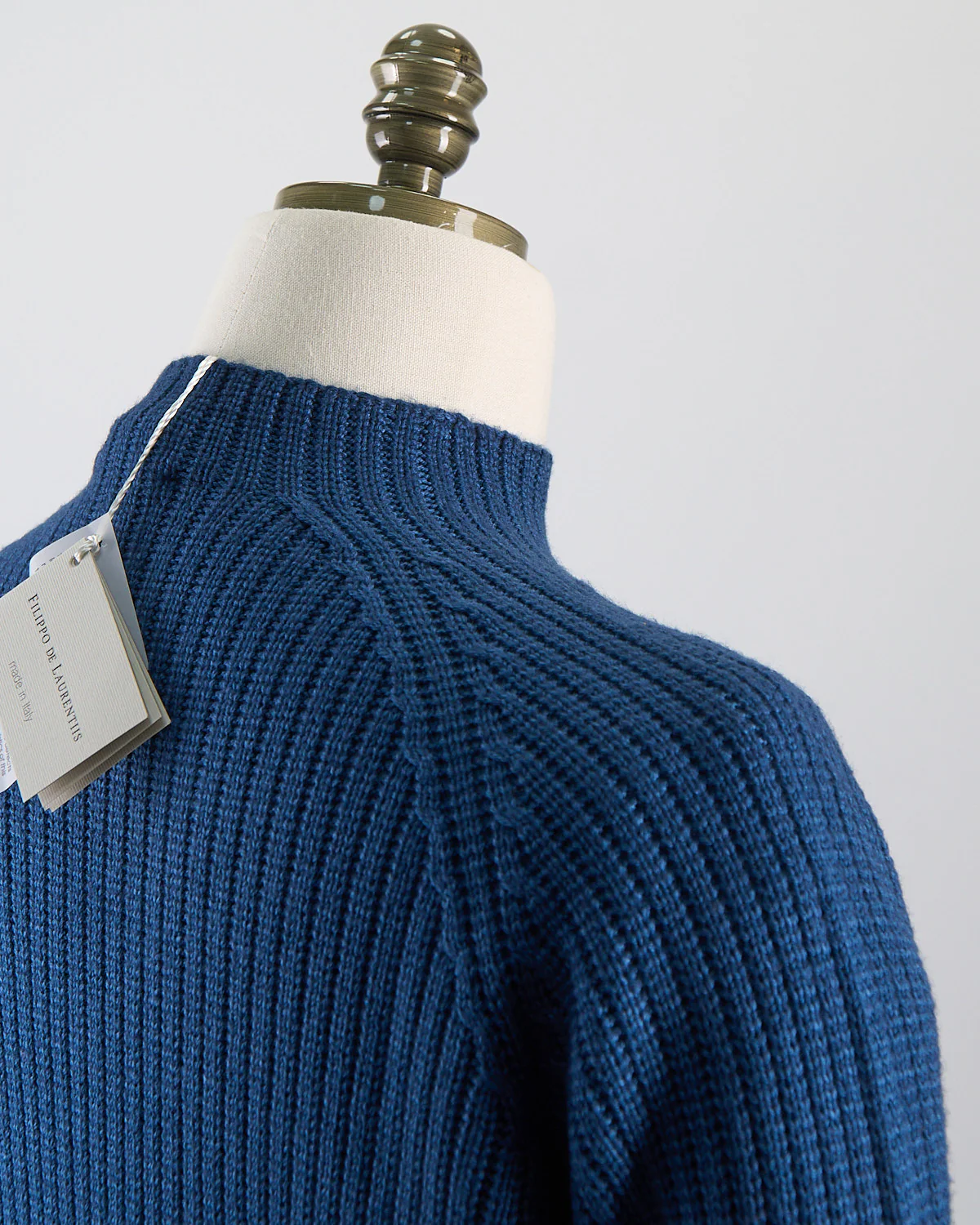 Ribbed Cable Mock Neck Sweater - Image 4