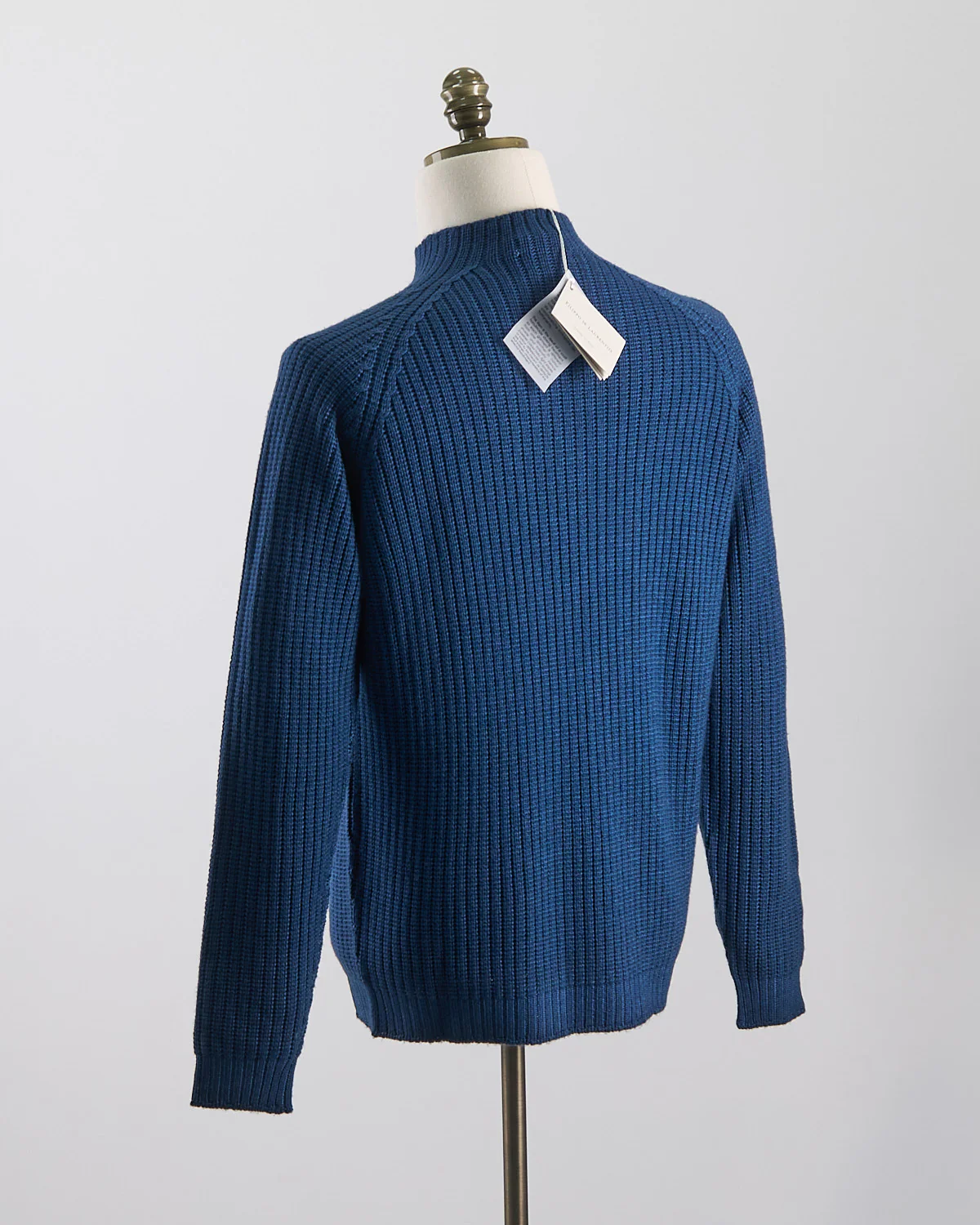Ribbed Cable Mock Neck Sweater - Image 6