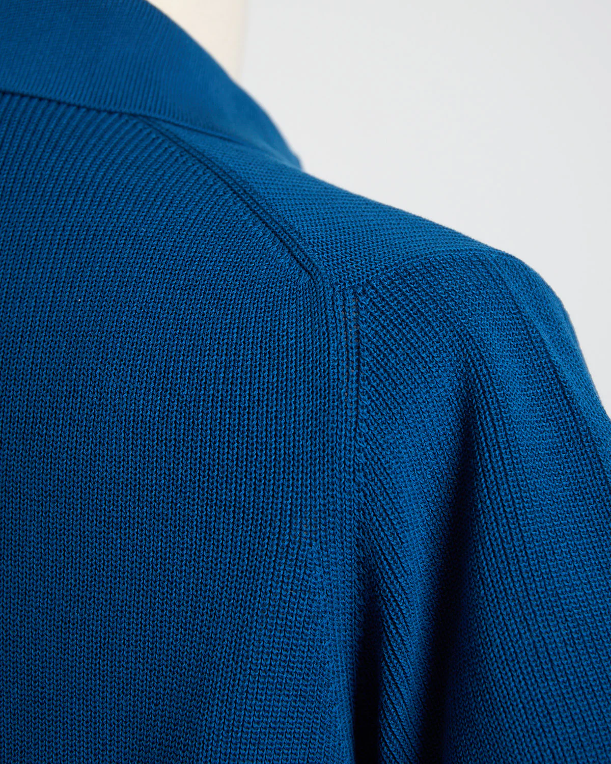 Ribbed Crêpe Cotton Polo Shirt - Image 4
