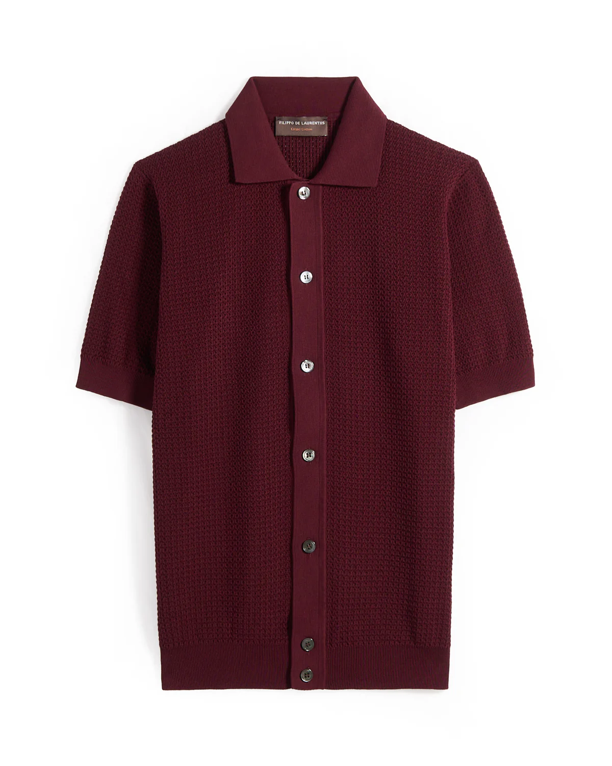 Short Sleeve Cableknit Shirt