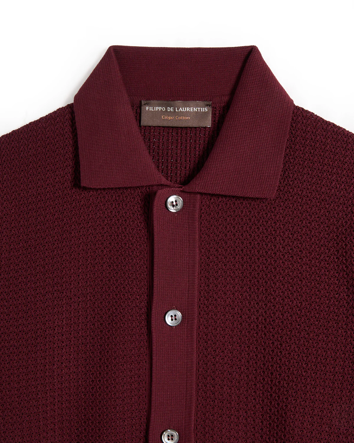 Short Sleeve Cableknit Shirt - Image 2