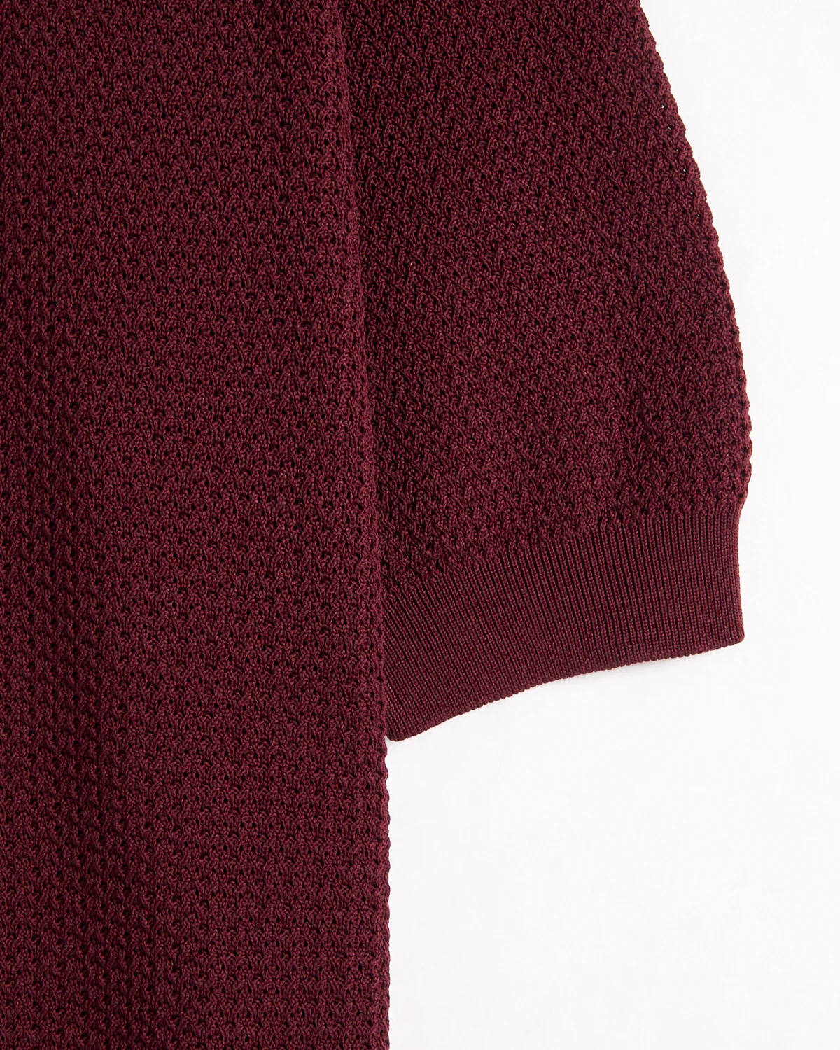Short Sleeve Cableknit Shirt - Image 3