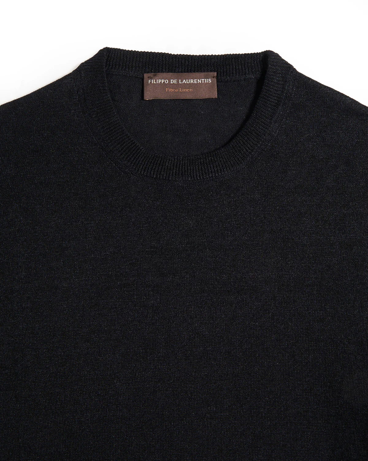 Short Sleeve Linen & Cotton Crewneck - Image 2
